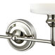 Leena 2 Light 15.25 inch Polished Nickel Vanity Light Wall Light